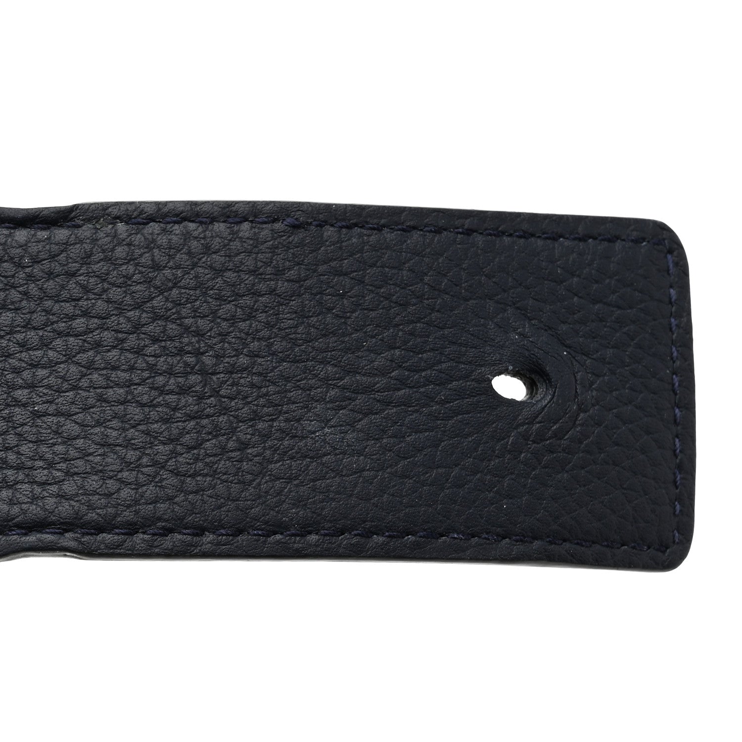 Christian Dior Ultra Matte Calfskin 35mm Montaigne Belt 110 44 Blue Black 6 of 8