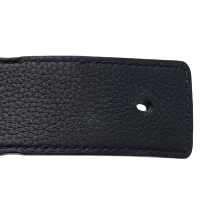Christian Dior Ultra Matte Calfskin 35mm Montaigne Belt 110 44 Blue Black 6 of 8