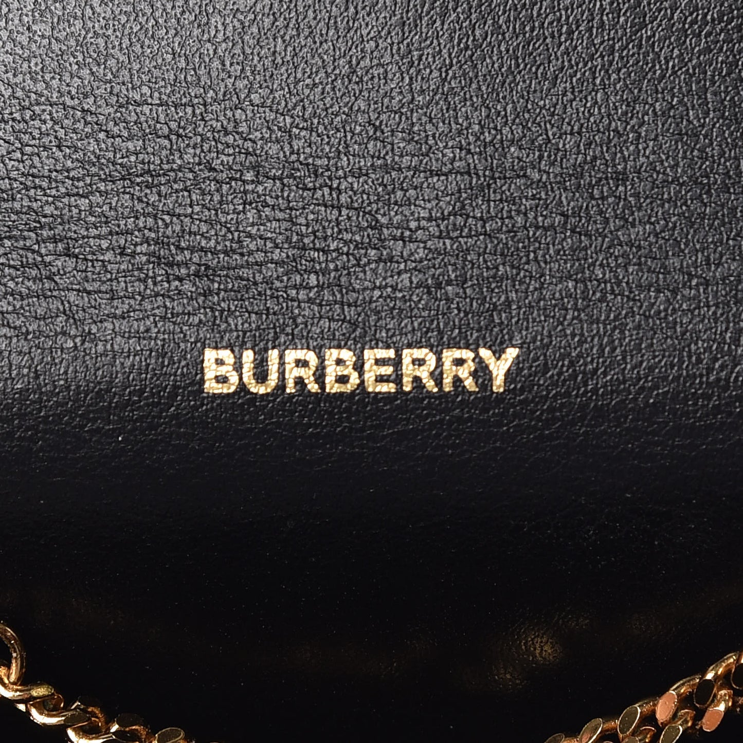 Calfskin Mini Jody Chain Card Case Black