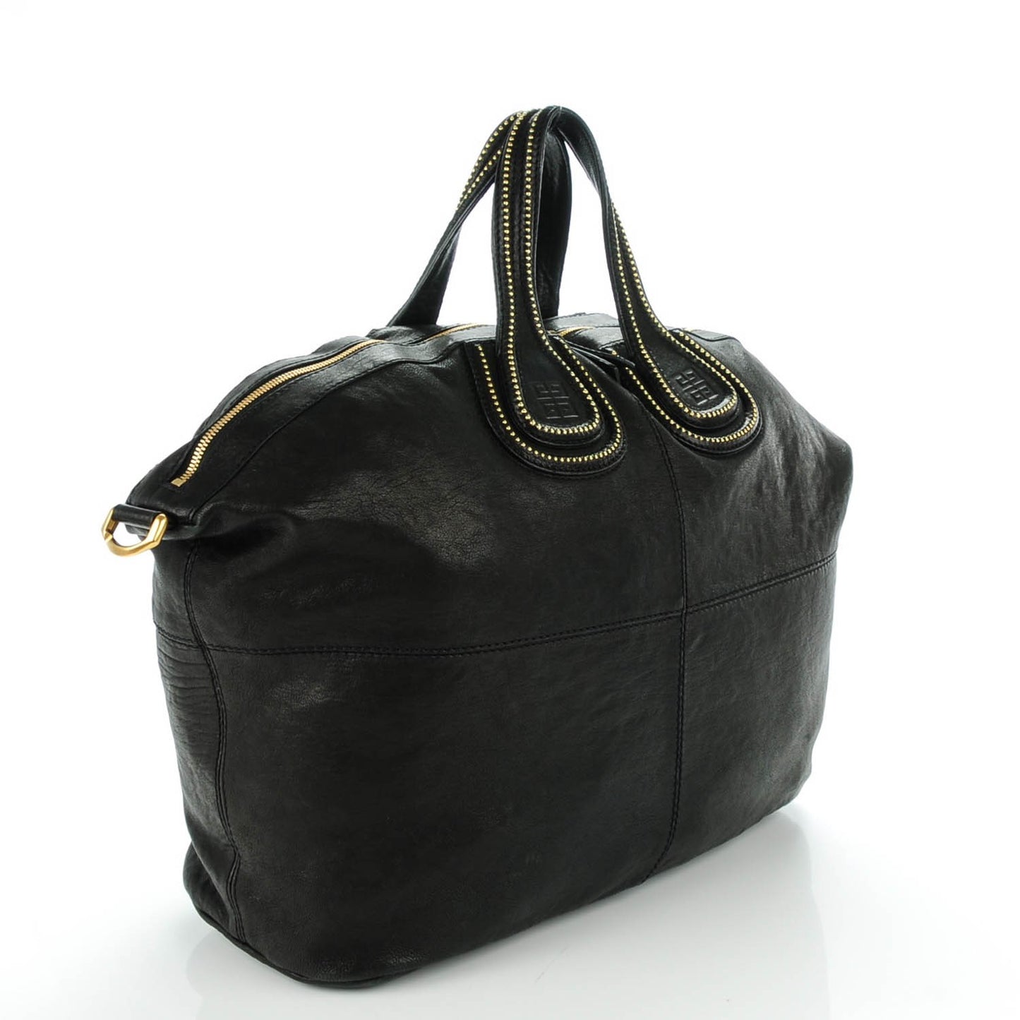 Lambskin Studded Maxi Nightingale Black