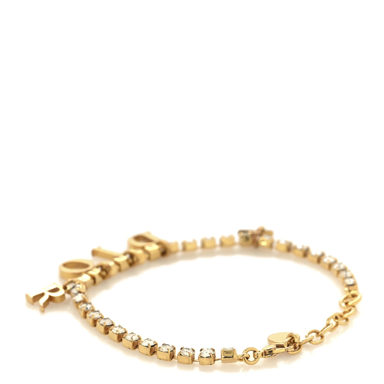 Christian Dior Metal Crystal Dio(r)evolution Star Bracelet Gold 3 of 5