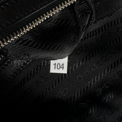 Prada Nappa Delave Tote Black 7 of 9