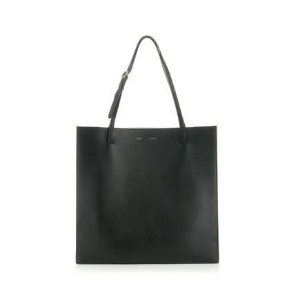 Celine Smooth Calfskin Triple Shopper Tote Black 1 of 8