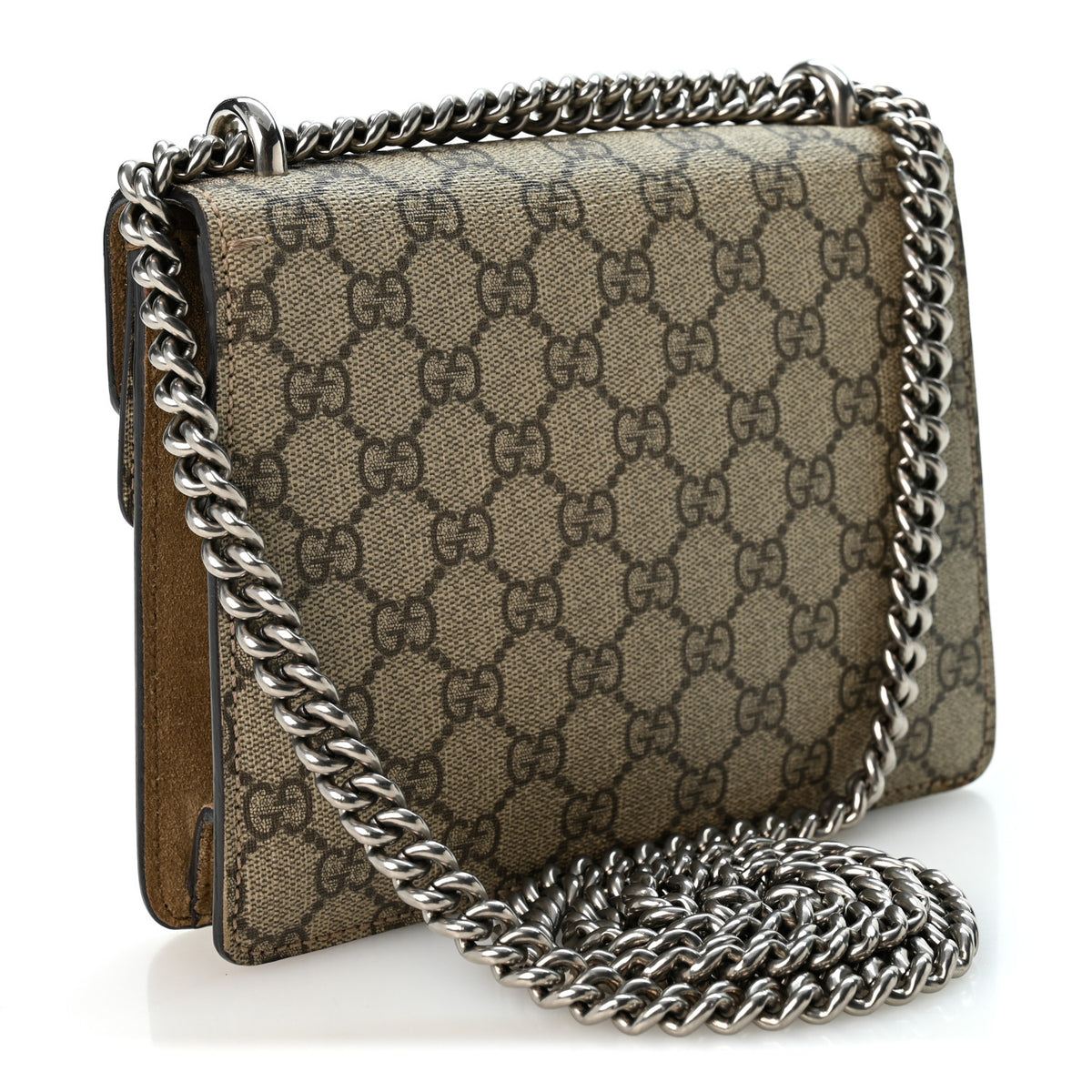Gucci GG Supreme Monogram Mini Dionysus Shoulder Bag Taupe 3 of 10