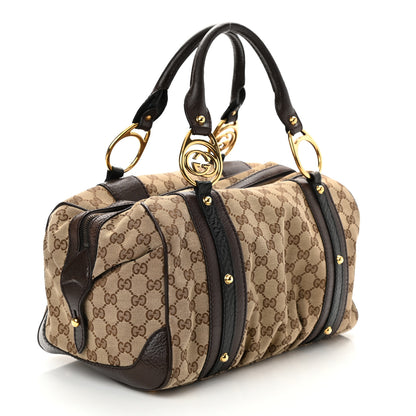 Gucci Monogram Medium Interlocking Icon Tote Dark Brown 3 of 9