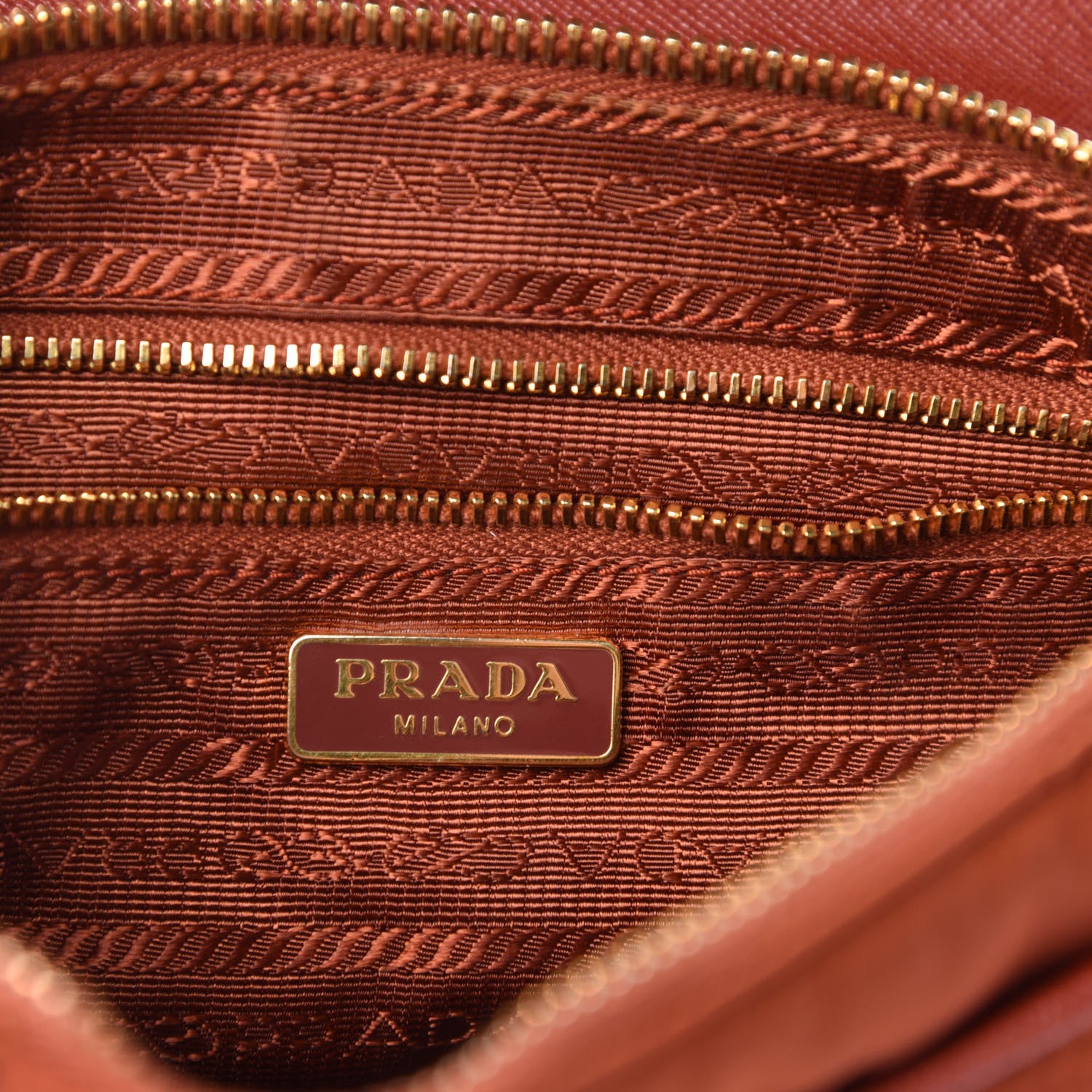 Prada Tessuto Nylon Saffiano Crossbody Bag Bacca 10 of 13