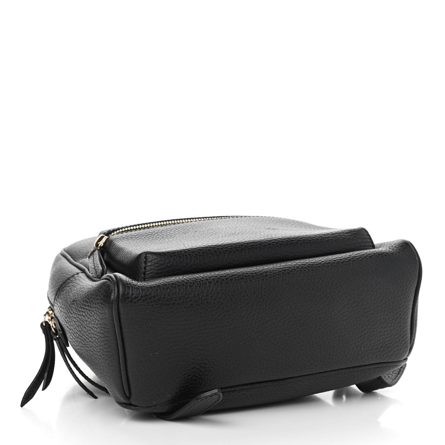 Gucci Pebbled Calfskin Soho Chain Backpack Black 4 of 14