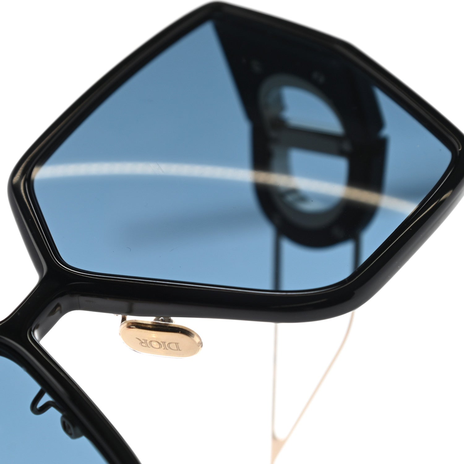 Christian Dior Butterfly 30 Montaigne Sunglasses Black Gold 10 of 12