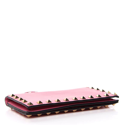 Valentino Garavani Calfskin Rockstud Wristlet Wallet Ninphea 4 of 8