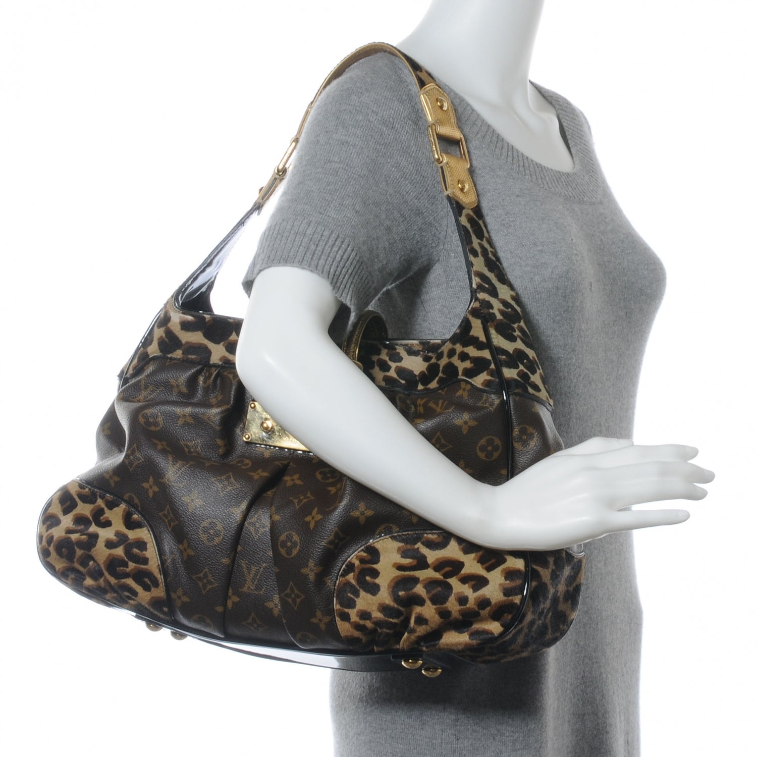 Louis Vuitton Monogram Leopard Polly 2 of 9