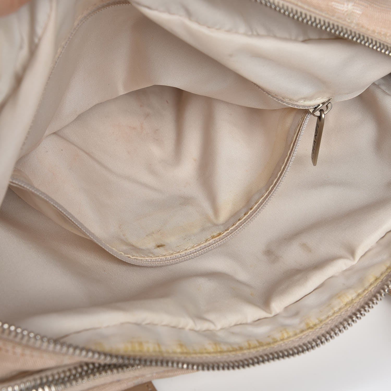Chanel Nylon Small Travel Tote Beige 6 of 13