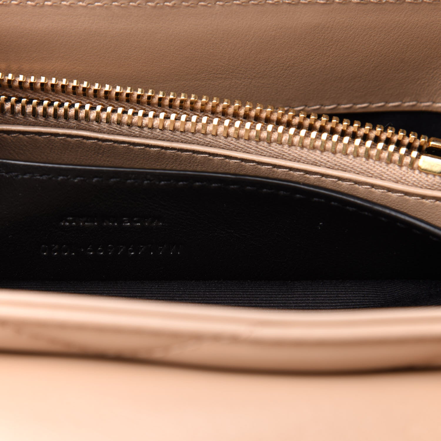 Saint Laurent Calfskin Y Quilted Monogram Small Loulou Chain Satchel Dark Beige 9 of 12