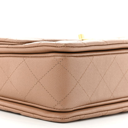 Chanel Caviar Quilted Coco First Flap Beige 9 of 11