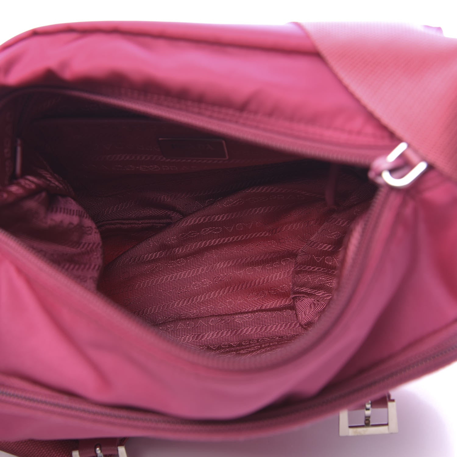 Prada Nylon Vela Sport Messenger Bag Ibisco 4 of 9