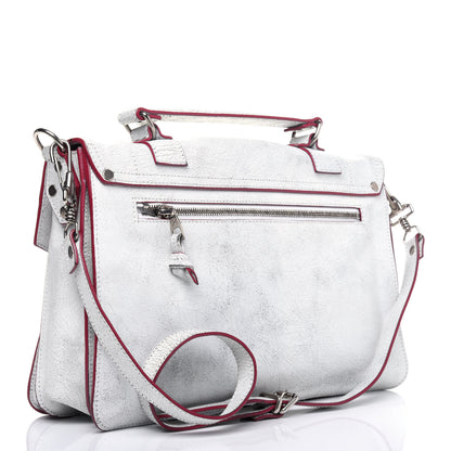 Proenza Schouler Crackle Calfskin PS1 Medium Satchel White 4 of 24
