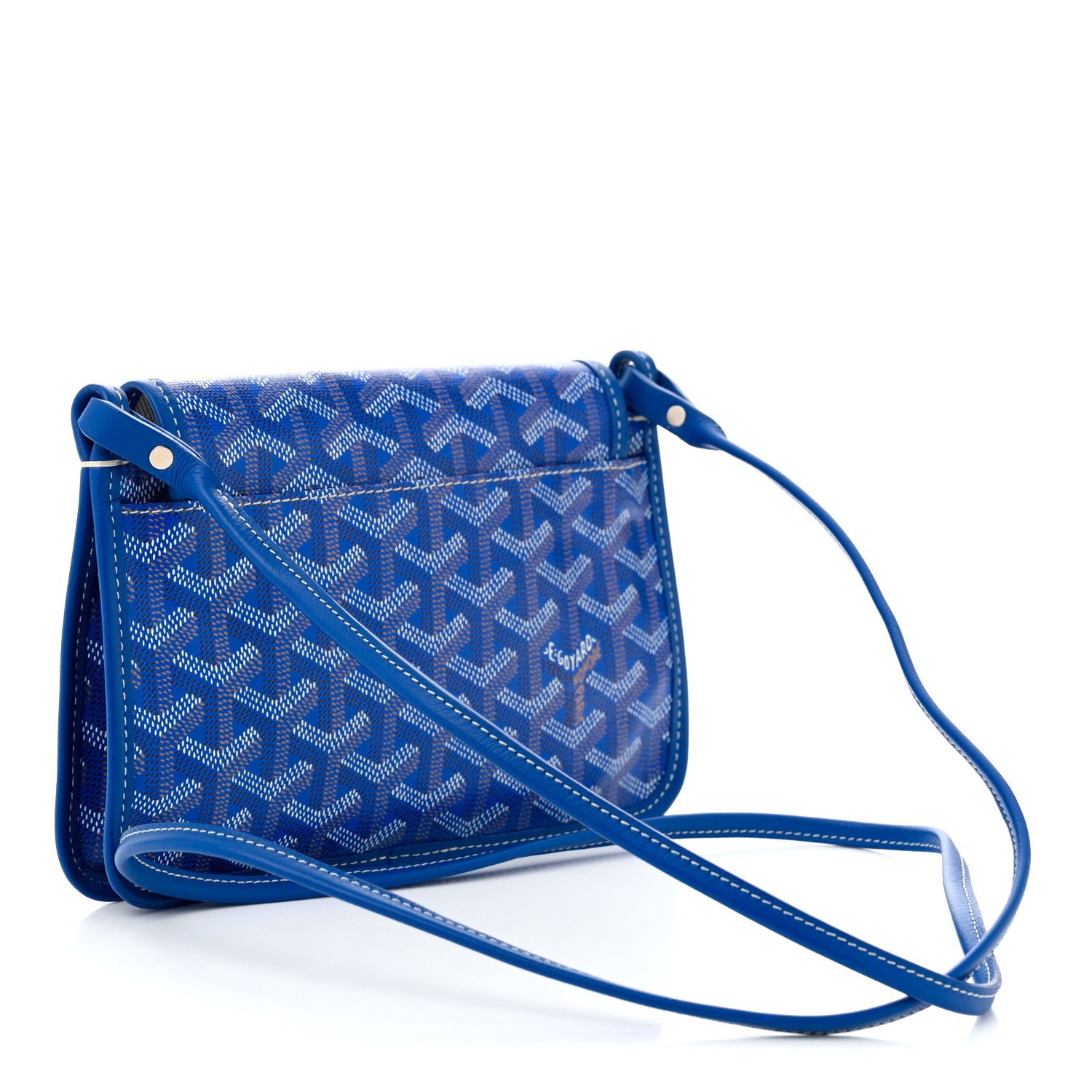 Goyard Goyardine Plumet Wallet Clutch Sky Blue 3 of 10