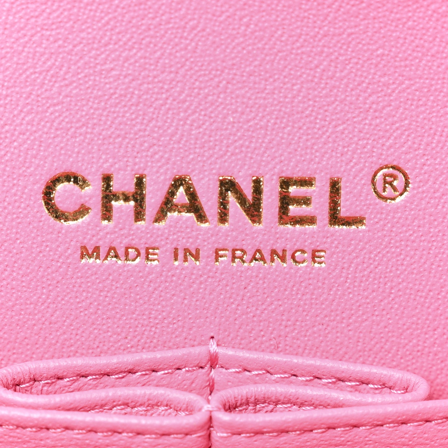 Caviar Quilted Medium Double Flap Pink