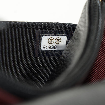 Chanel Caviar Quilted Wallet On Chain WOC Black 9 of 9