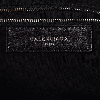Balenciaga Chevre Silver Metallic Edge Hardware City Black 7 of 8