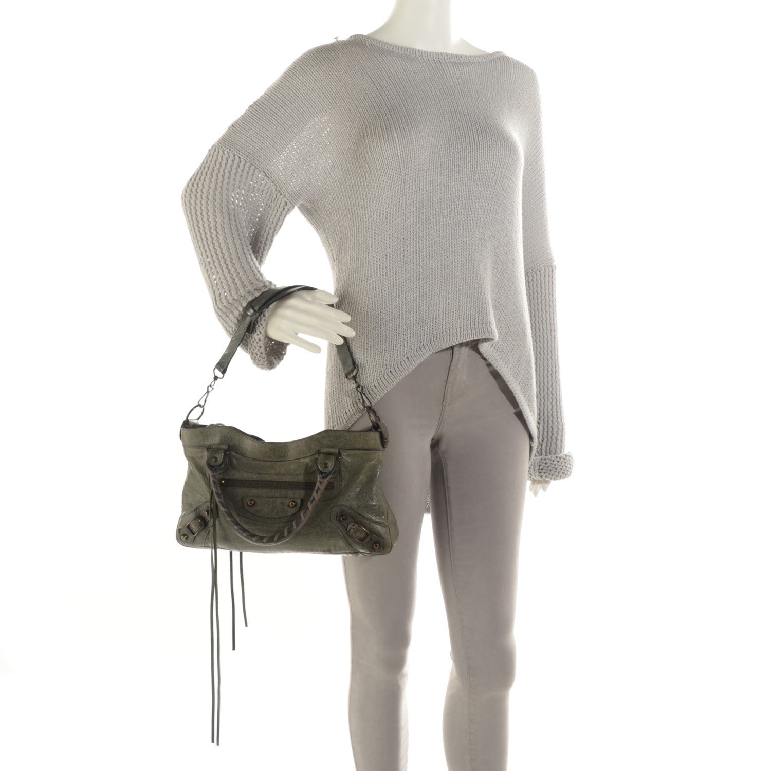 Balenciaga Agneau Classic Hardware First Anthracite 2 of 13