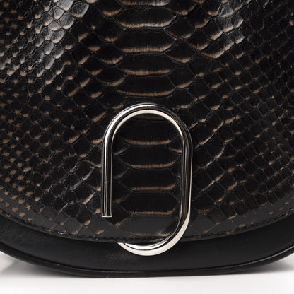 3.1 Phillip Lim 3.1 Snake-Cut Calfskin Alix Saddle Crossbody Bag Black 11 of 11