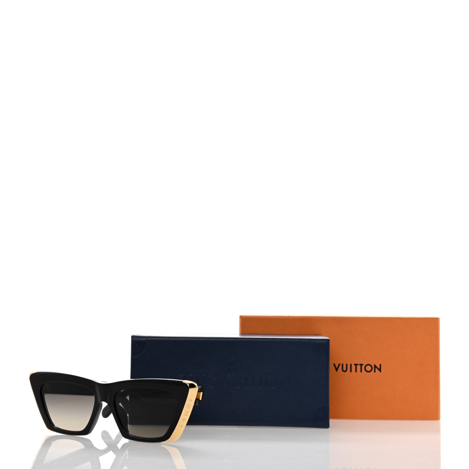 Louis Vuitton Acetate LV Moon Cat Eye Sunglasses Z1655W Black 9 of 9