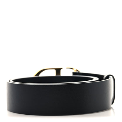 Christian Dior Calfskin 30 Montaigne 35mm Belt 80 32 Black 2 of 6