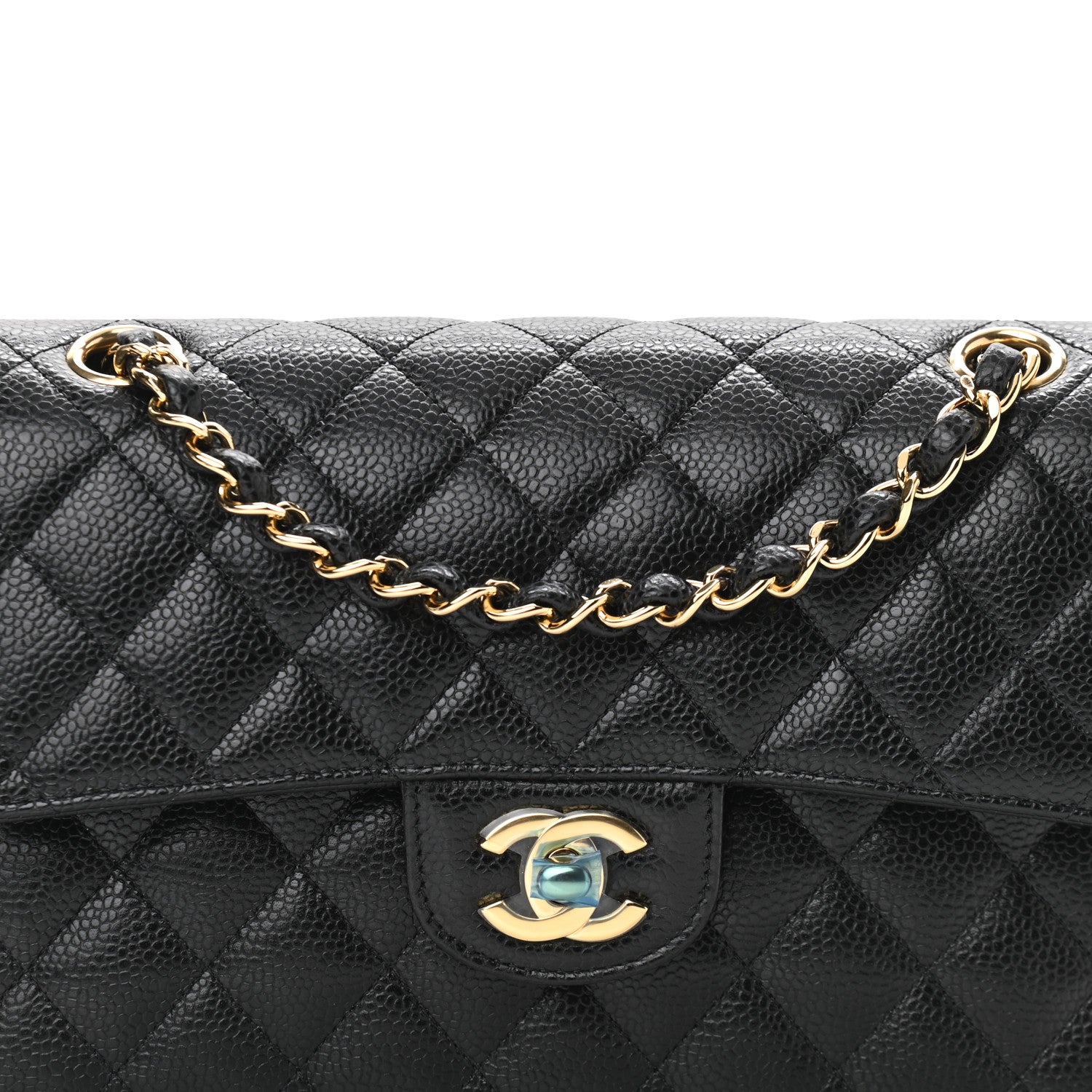 Chanel Caviar Quilted Small Double Flap Black 8 of 11