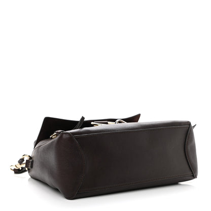 Chloe Calfskin Small Faye Day Shoulder Bag Carbon Brown 3 of 12