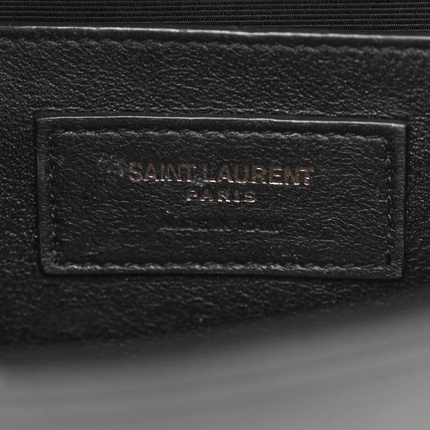 Saint Laurent Grain De Poudre Small Monogram Monochrome Kate Satchel Black 6 of 11