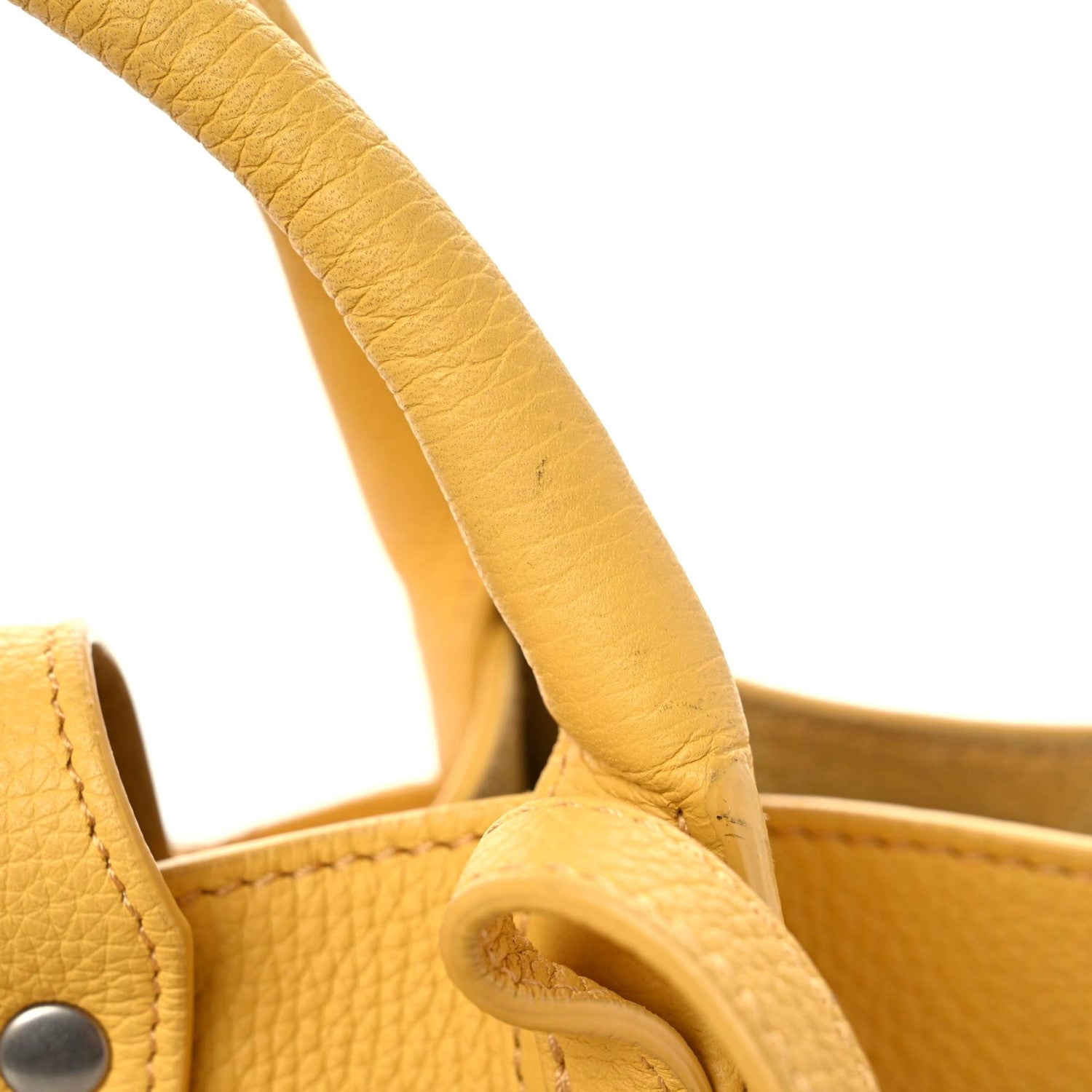 Celine Supple Grained Calfskin Small Big Bag Sunflower 9 of 18