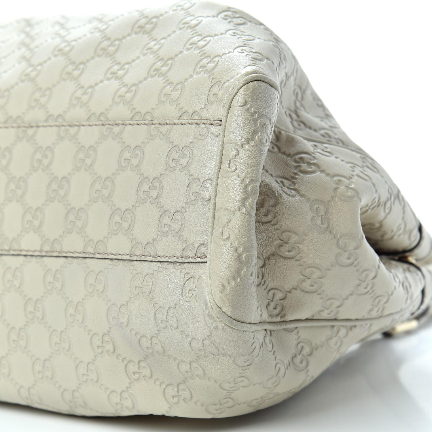 Gucci Guccissima Medium Sukey Tote Mystic White 7 of 10