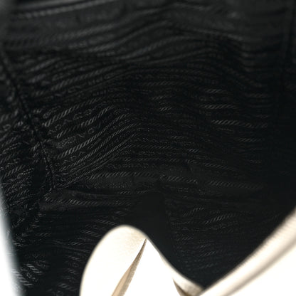 Prada Vitello Daino Triangle Backpack Talco 5 of 8