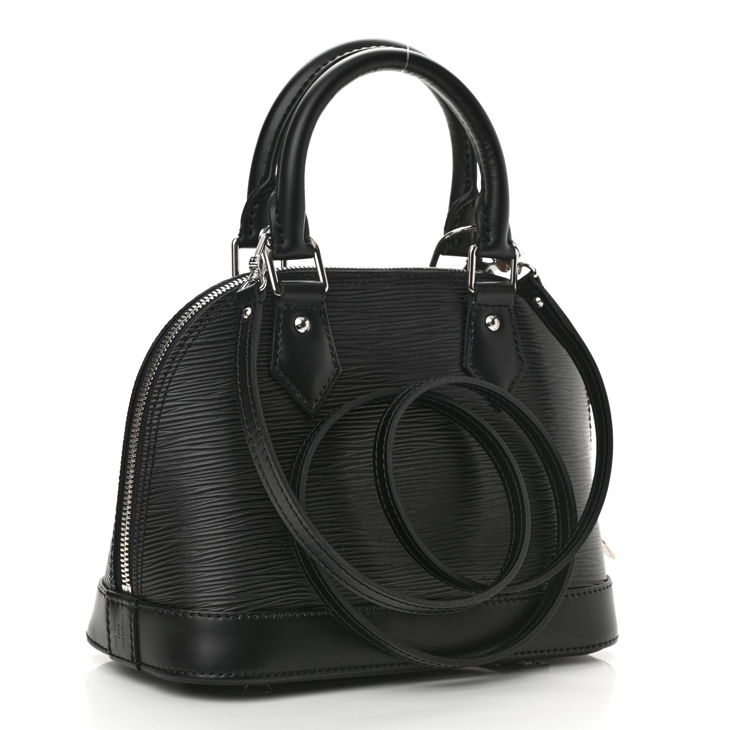 Louis Vuitton Epi Alma BB Black 3 of 9