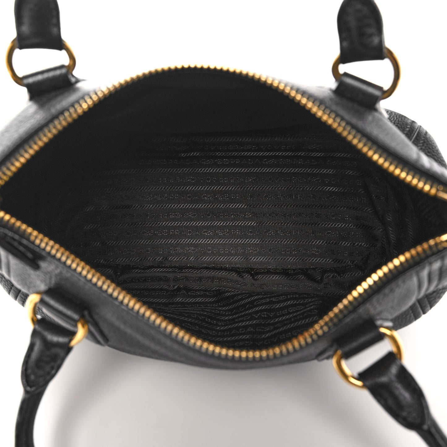 Vitello Daino Shopping Tote Black