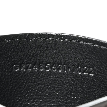 Saint Laurent Calfskin Monogram Credit Card Case Black 7 of 8