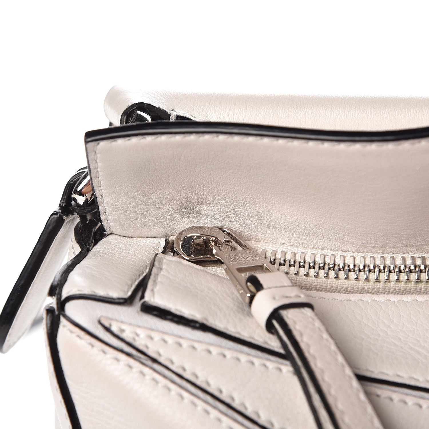 Loewe Calfskin Small Puzzle Bag White 13 of 13