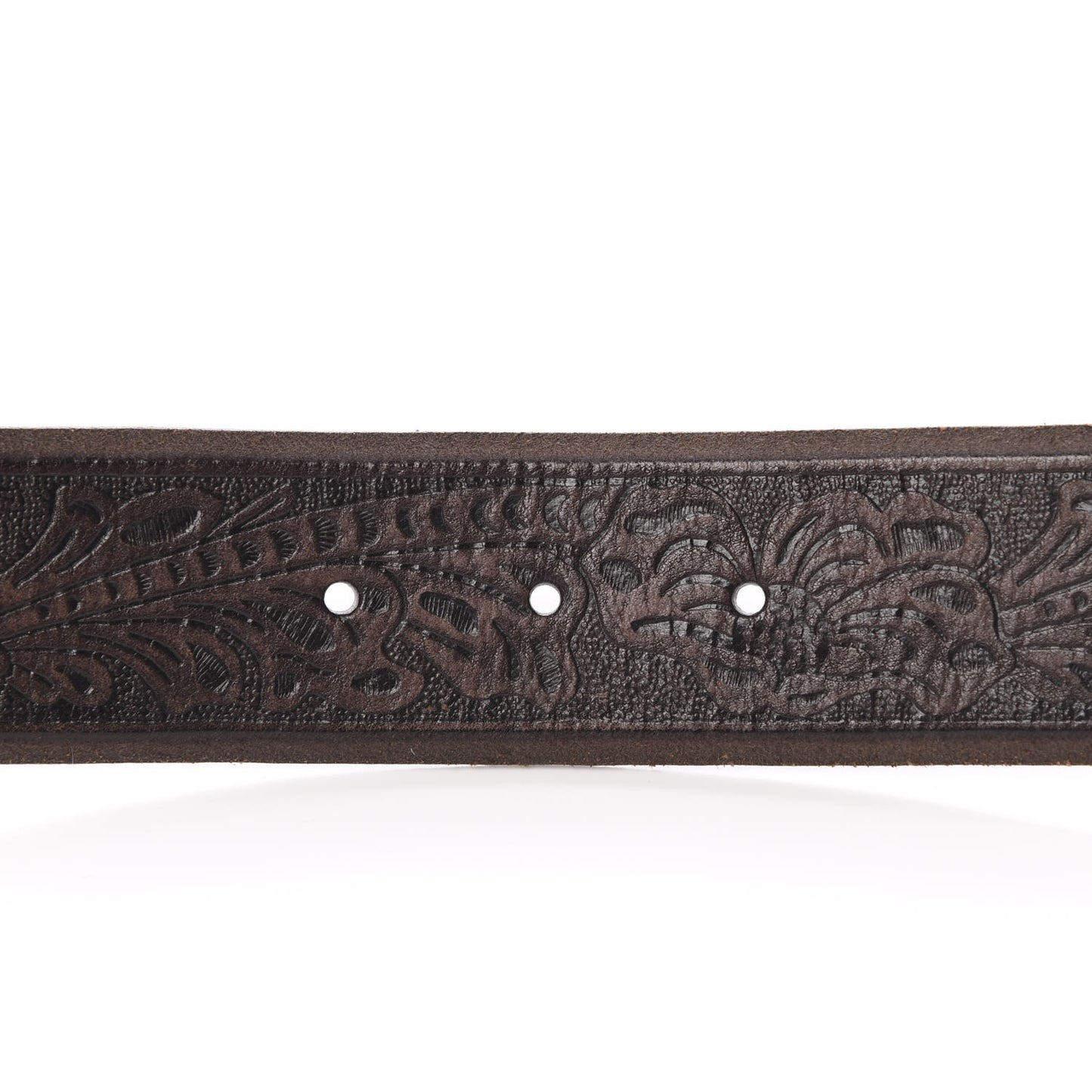 Calfskin Knurled Double G 40mm Belt 80 32 Testa di Moro