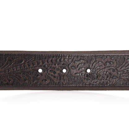 Gucci Calfskin Knurled Double G 40mm Belt 80 32 Testa di Moro 4 of 6
