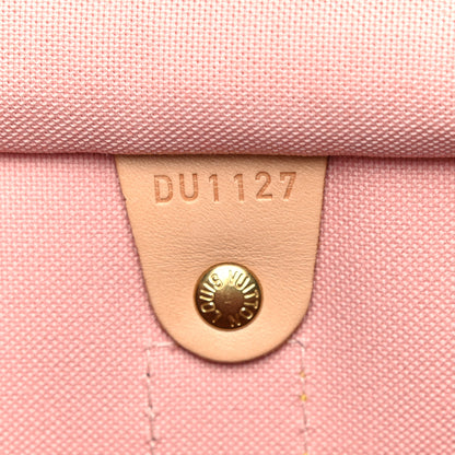 Louis Vuitton Damier Azur Tahitienne Keepall Bandouliere 50 Rose Ballerine 7 of 14