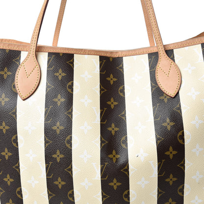 Louis Vuitton Monogram Rayures Neverfull XL 8 of 24