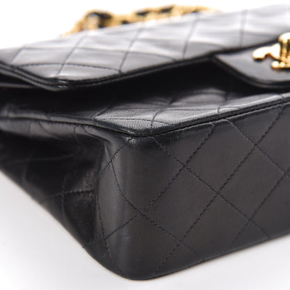 Chanel Lambskin Quilted Small Double Flap Black 13 of 16