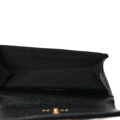 Chanel Caviar Quilted Boy Flap Card Holder Black 5 of 10