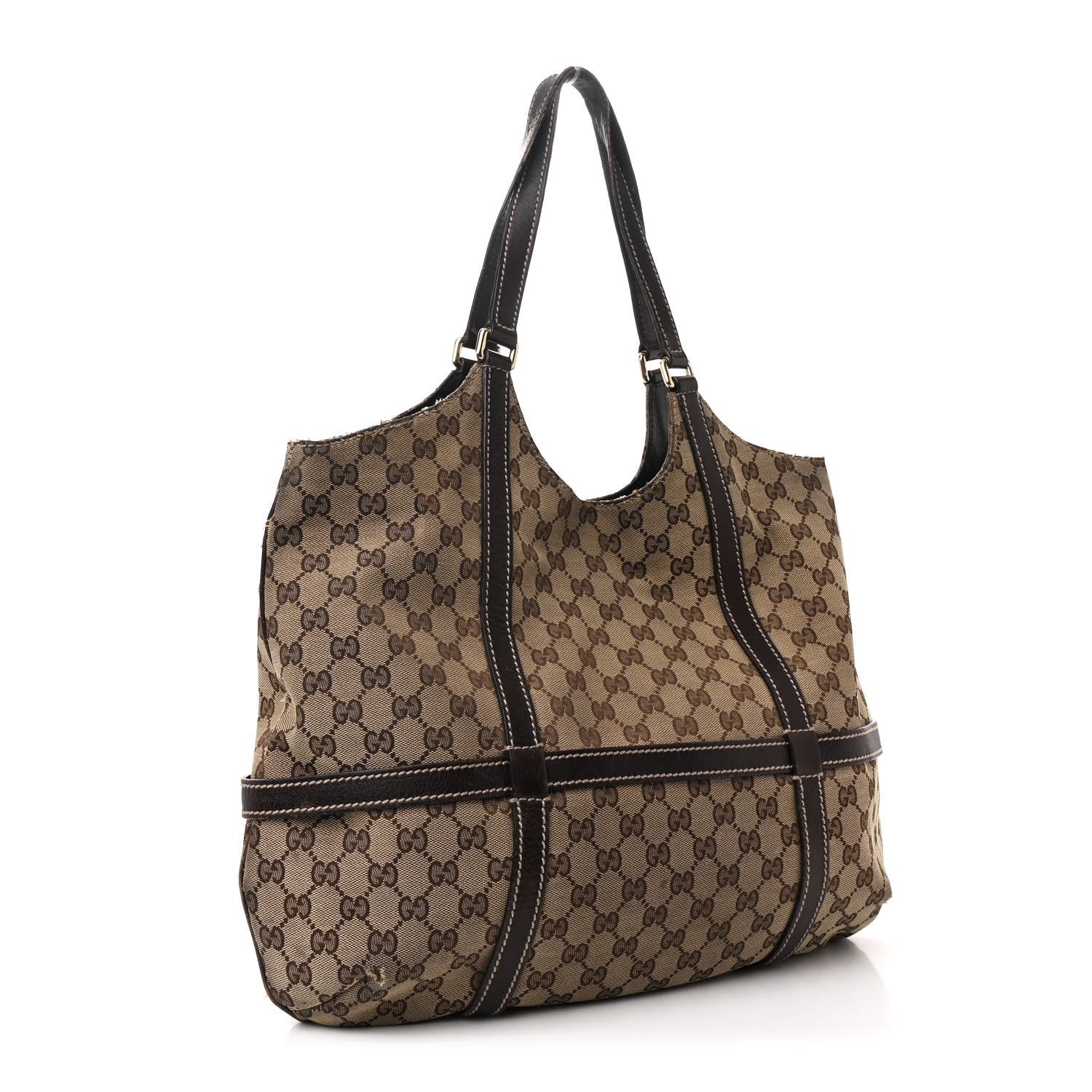 Gucci Monogram GG Royal Hobo Dark Brown 3 of 14