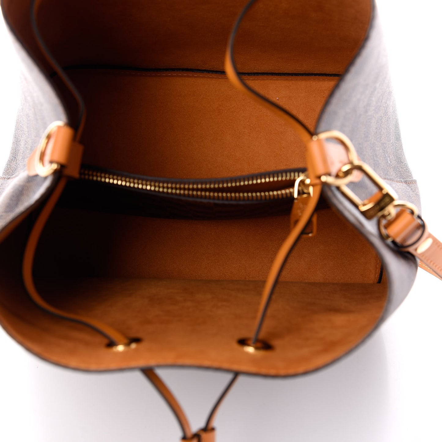 Damier Ebene Neonoe MM Safran