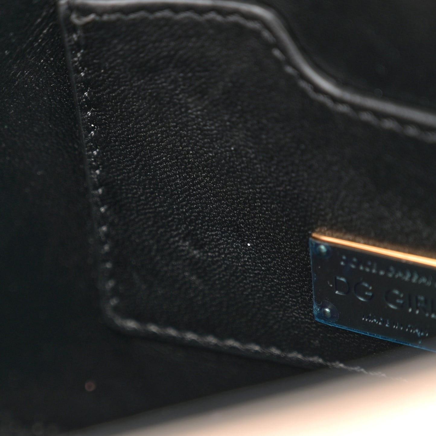 Metallic Nappa Mini DG Girls Shoulder Bag Pink