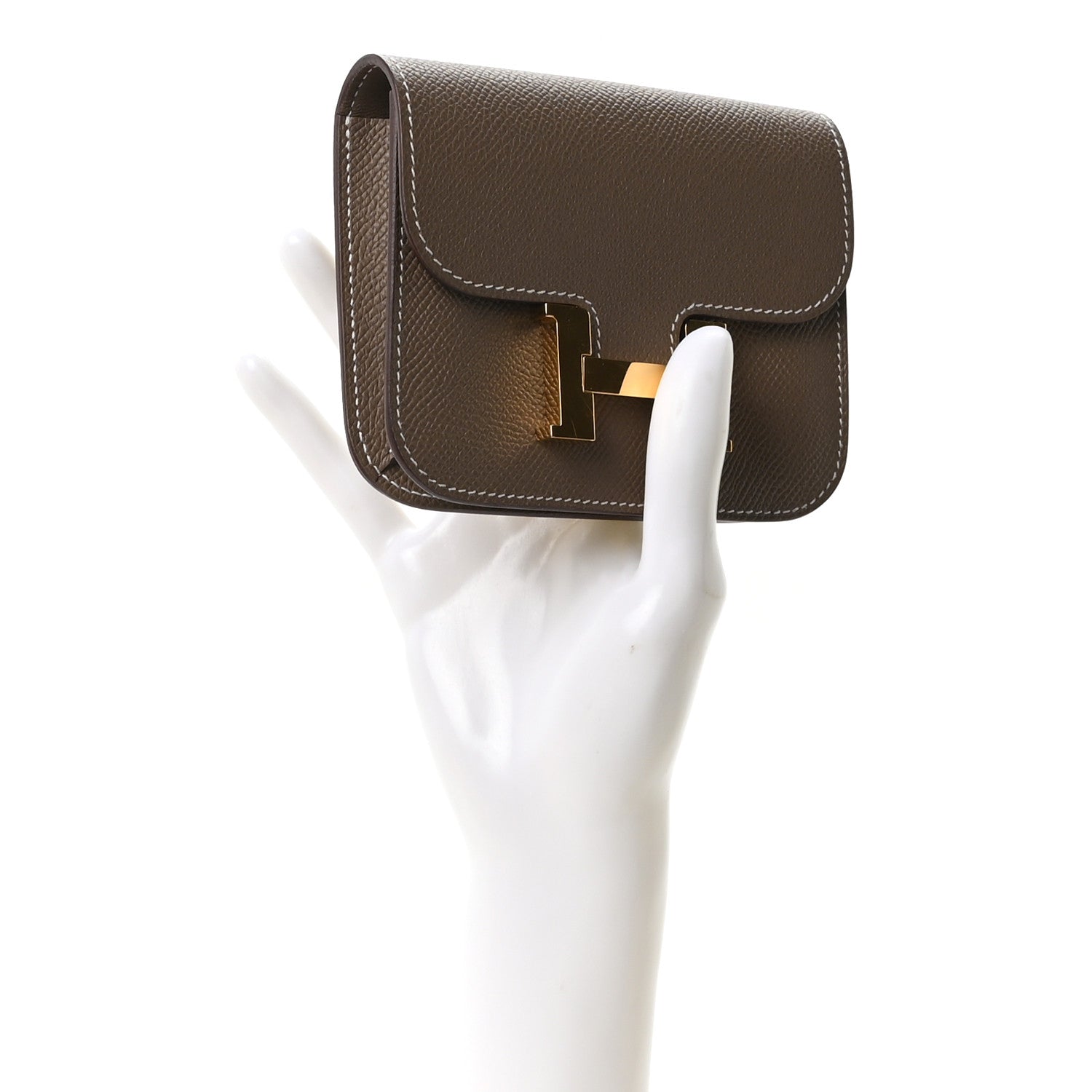 Hermes Epsom Constance Slim Wallet Etoupe 3 of 11