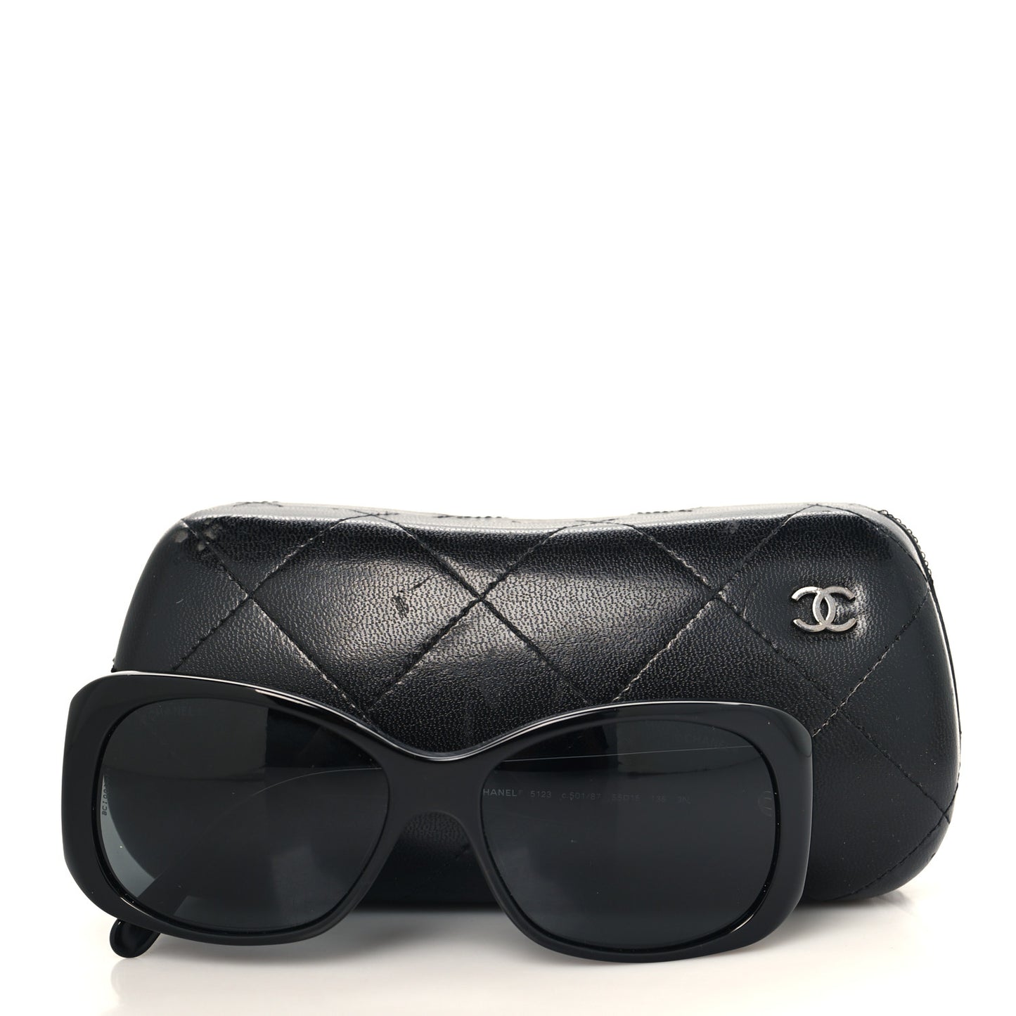 Acetate Charms Sunglasses 5123 Black