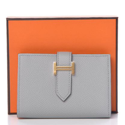 Hermes Epsom Bearn Card Holder Wallet Gris Mouette 9 of 9