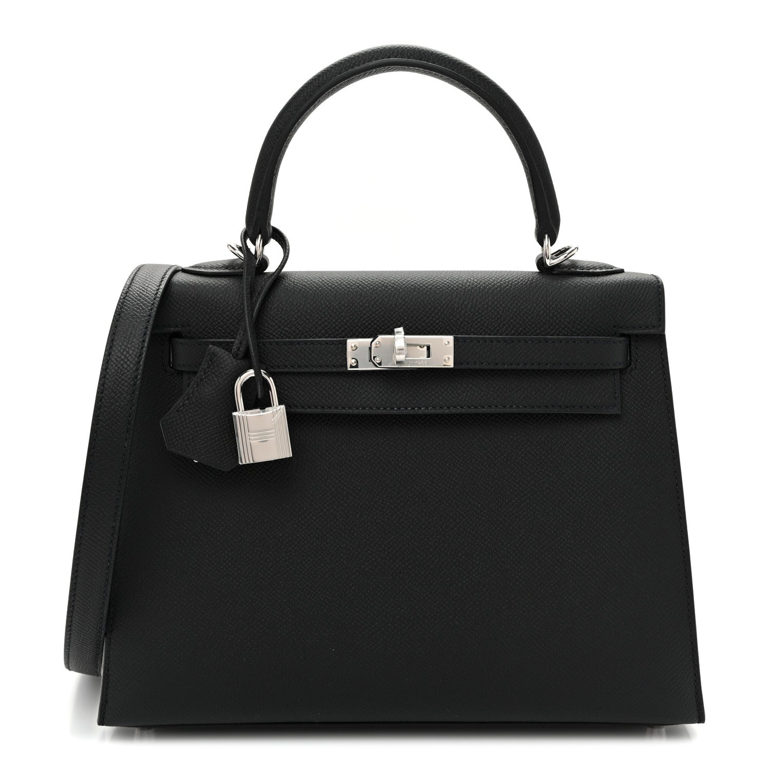 Hermes Epsom Kelly Sellier 25 Black 1 of 11